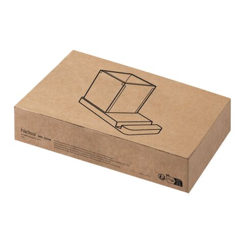 ERWIN. Schreibtischset mit Handyhalter und Becher Beige | ohne Werbeanbringung