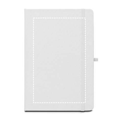 ANNE SUB. A5 Notizbuch aus recyceltem 300D-Polyester (100% rPET), ideal für die Sublimationspersonalisierung transparent klar | ohne Werbeanbringung | Nicht verfügbar | Nicht verfügbar | Nicht verfügbar