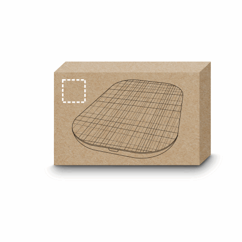 RENEWAL CHARGER. Schnelles 10W wireless Ladegerät aus recyceltem PET (100 % rPET) Grau | ohne Werbeanbringung | Nicht verfügbar | Nicht verfügbar | Nicht verfügbar