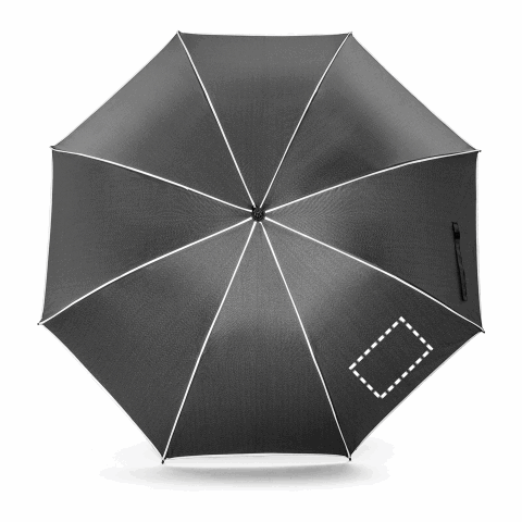 FINNLEY. Regenschirm 27", aus recyceltem Polyester (100% rPET) windichtes Pongee 190T schwarz | ohne Werbeanbringung | Nicht verfügbar | Nicht verfügbar | Nicht verfügbar