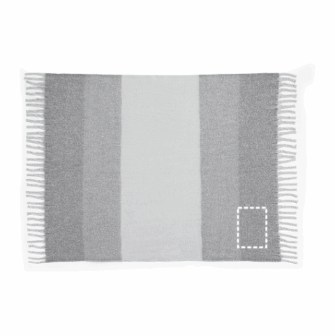 COMFY. Decke aus recyceltem Polyester (100% rPET) (300 g/m²), mit Mohair-Feeling Grau | ohne Werbeanbringung | Nicht verfügbar | Nicht verfügbar | Nicht verfügbar