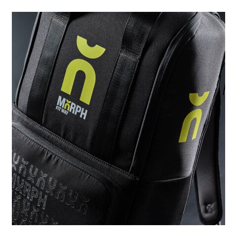 Bucharest 18L Rucksack aus rPET. Laptops bis 15.6" Schwarz | ohne Werbeanbringung | Nicht verfügbar | Nicht verfügbar | Nicht verfügbar