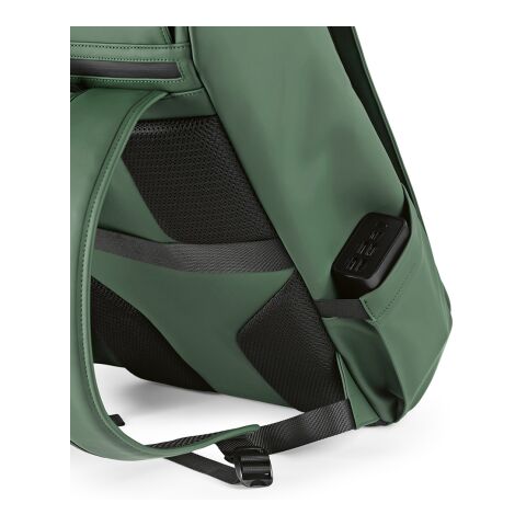 Lisbon 20L Rucksack aus rPU. Laptops bis 15.6" Grün | ohne Werbeanbringung | Nicht verfügbar | Nicht verfügbar | Nicht verfügbar