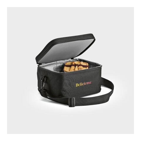 Munich M 7,5L Kühltasche, rPET mit rABS. Thermoinjizierte Reißverschlüsse Schwarz | ohne Werbeanbringung | Nicht verfügbar | Nicht verfügbar | Nicht verfügbar