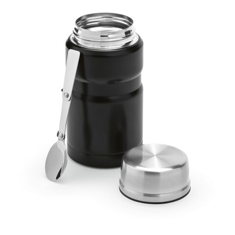 Dali 800 Lunchbecher recy. Edelstahl 810 ml Schwarz | ohne Werbeanbringung