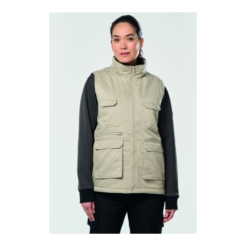 Gefütterte Unisex-Weste aus Baumwoll-Polyester-Mischgewebe, 430 g/m² schwarz | XL | Nicht verfügbar | Nicht verfügbar | Nicht verfügbar