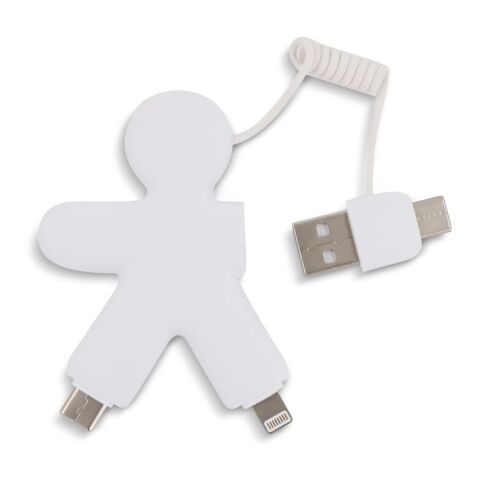 2064 | Xoopar Buddy Eco GRS Charging Cable Weiss