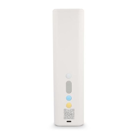 Xoopar Aura White Noise Lautsprecher aus recyceltem Kunststoff Weiss | ohne Werbeanbringung | Nicht verfügbar | Nicht verfügbar