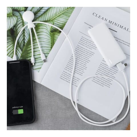 3199 | Xoopar Mr. Bio Powerbank and cable pack 7.000mAh Weiss | ohne Werbeanbringung | Nicht verfügbar | Nicht verfügbar | Nicht verfügbar