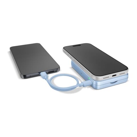 Fresh 'n Rebel Kabellose Powerbank 10000 mAh kompatibel mit MagSafe Hellblau | ohne Werbeanbringung | Nicht verfügbar | Nicht verfügbar