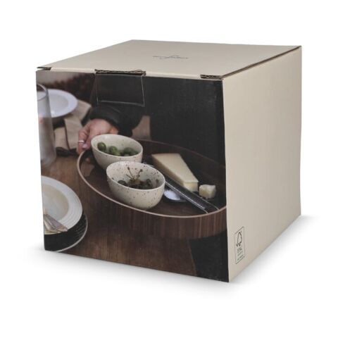 Sagaform Ditte Keramikschüsselset 12 cm Beige | ohne Werbeanbringung | Nicht verfügbar | Nicht verfügbar