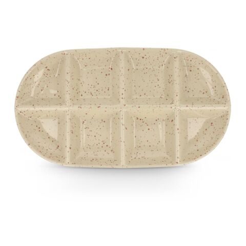 Sagaform Ditte Keramik-Servierplatte 36 x 20 cm Beige