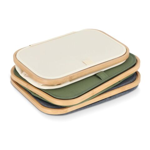 InSideOut faktbarer Korb mit Deckel Sogne 40,5 x 33 x 30cm Ecru | ohne Werbeanbringung | Nicht verfügbar | Nicht verfügbar