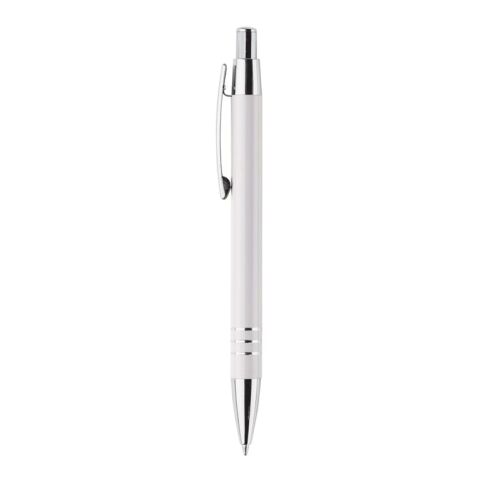 Kugelschreiber in Köcher Weiss | 1-farbiger Tampondruck | in Verlängerung vom Clip | 7 mm x 30 mm | Nicht verfügbar
