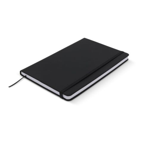 Notizbuch A5 PU mit FSC Rasterpunktseiten Schwarz | ohne Werbeanbringung | Nicht verfügbar | Nicht verfügbar