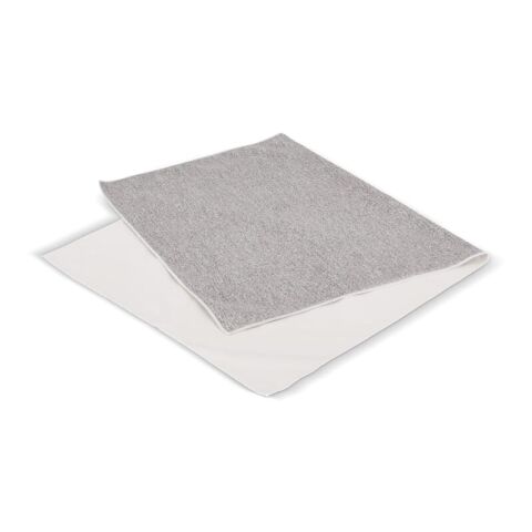Schnelltrocknendes Handtuch R-PET 50x100cm Sublimation Weiss-Grau | ohne Werbeanbringung | Nicht verfügbar | Nicht verfügbar