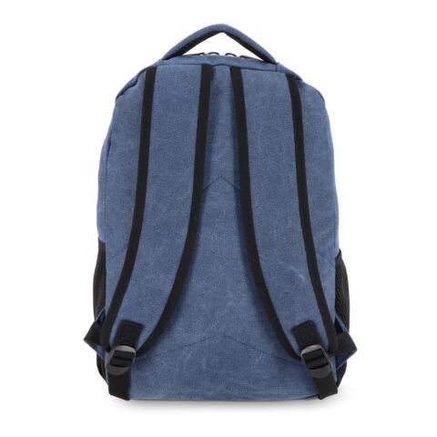 Rucksack Harper aus recyceltem Baumwoll-Canvas Dunkelblau | ohne Werbeanbringung | Nicht verfügbar | Nicht verfügbar | Nicht verfügbar