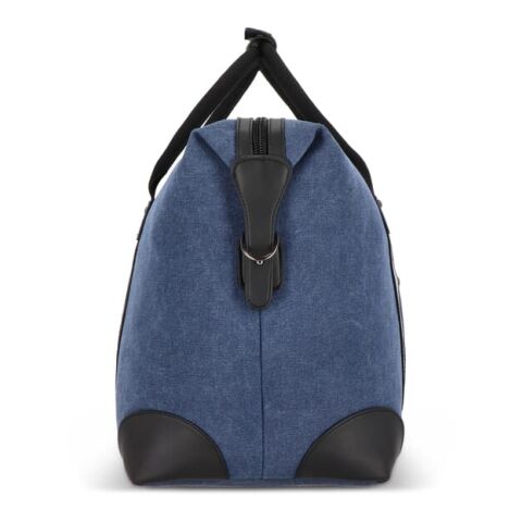 Weekender-Tasche aus recyceltem Baumwoll-Canvas Harper Dunkelblau