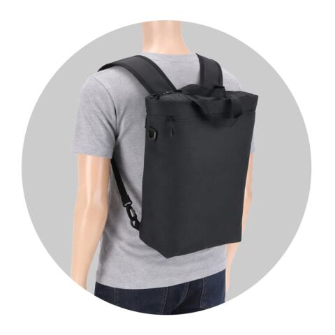 PU Kiew Laptop-Rucksack 28 x 42 x 12,5 cm Schwarz | Digital Transferdruck | Seite 2 | 250 mm x 300 mm