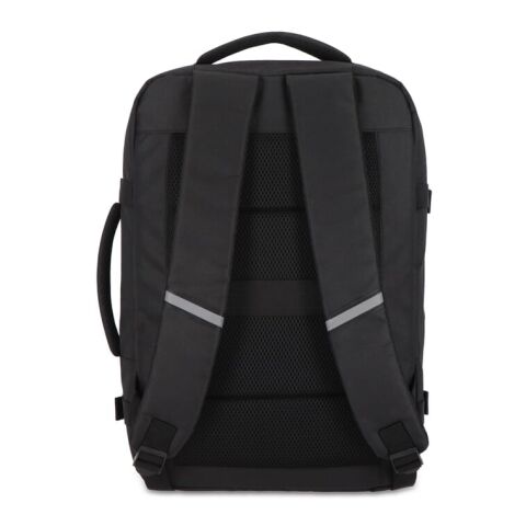 R-PET 600D Handgepäck Rucksack 22L Schwarz | ohne Werbeanbringung | Nicht verfügbar | Nicht verfügbar