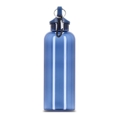 Noa Wasserflasche R-PET 500 ml Transparent Dunkelblau-Dunkelblau | ohne Werbeanbringung | Nicht verfügbar | Nicht verfügbar