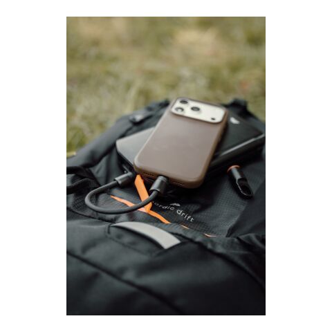 Nordic Drift Everest USB-C 60W-Schnellladekabel m. Karabiner schwarz