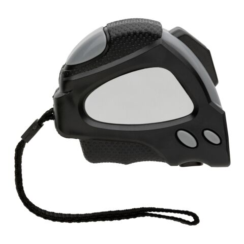 Auto-Stop-Maßband aus recyceltem Kunststoff, 5m/19mm schwarz | ohne Werbeanbringung | Nicht verfügbar | Nicht verfügbar