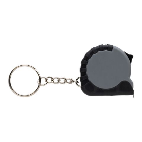 MeasureMate 1m Schlüsselband aus RCS recyceltem ABS grau | ohne Werbeanbringung | Nicht verfügbar | Nicht verfügbar