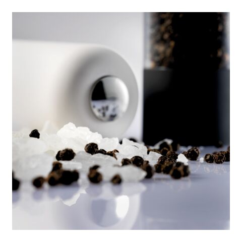 Elektrische Salz- und Pfeffermühle weiß-schwarz | ohne Werbeanbringung | Nicht verfügbar | Nicht verfügbar