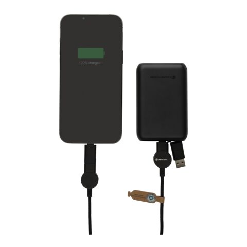 Oakland RCS rKunststoff 1,2m 6-in-1 Fast-Charging 45W Kabel schwarz | ohne Werbeanbringung | Nicht verfügbar | Nicht verfügbar