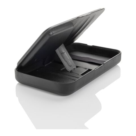 Swiss Peak Travel-Case aus RCS rec. PU mit 3-in-1-Charger schwarz | ohne Werbeanbringung | Nicht verfügbar | Nicht verfügbar