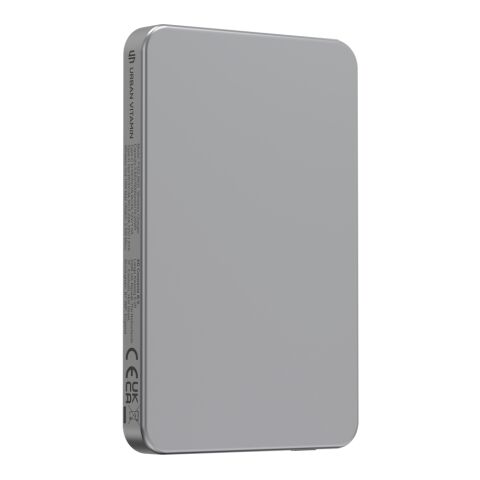Urban Vitamin Marin 5.000mAh magnet. 15W Wireless Powerbank silber