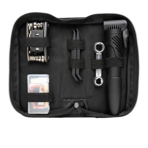 17-tlg. Fahrradreparatur-Set schwarz | ohne Werbeanbringung | Nicht verfügbar | Nicht verfügbar