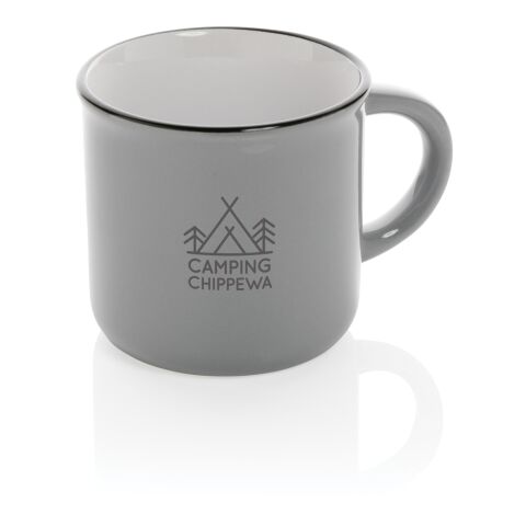 Vintage Keramiktasse grau | ohne Werbeanbringung | Nicht verfügbar | Nicht verfügbar