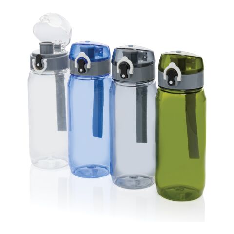 Yide RCS rPET verschließbare Wasserflasche 600ml blau | ohne Werbeanbringung | Nicht verfügbar | Nicht verfügbar