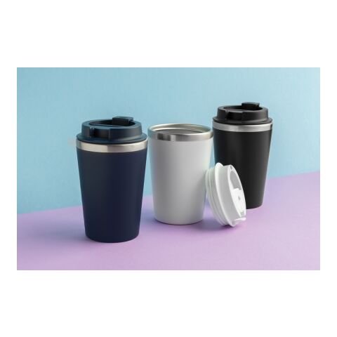 Java 350ml doppelwandiger Becher aus RCS recyceltem PP weiss | ohne Werbeanbringung | Nicht verfügbar | Nicht verfügbar