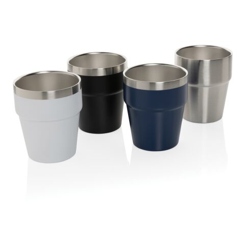 Clark Doppelwandige RCS Kaffeetasse 300ml silber | ohne Werbeanbringung | Nicht verfügbar | Nicht verfügbar