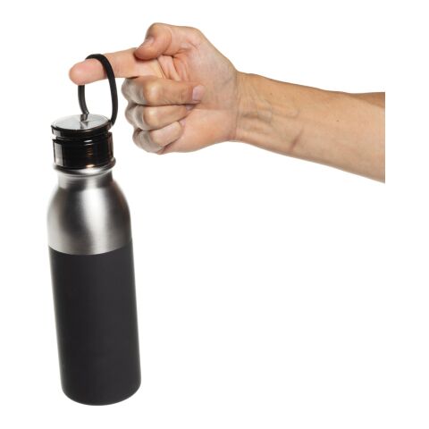 Duoloop einwändige Trinkflasche aus RCS rec. Stahl 780ml schwarz