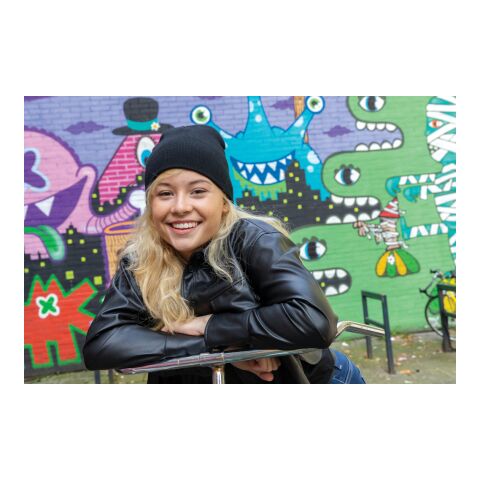 Impact AWARE™ Classic Beanie mit Polylana® schwarz | ohne Werbeanbringung | Nicht verfügbar | Nicht verfügbar | Nicht verfügbar
