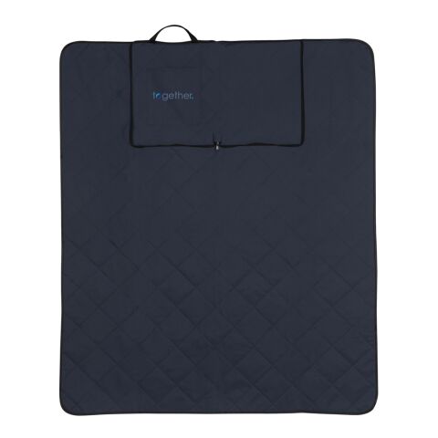 Impact Aware™ RPET faltbare, gesteppte Picknickdecke marineblau | ohne Werbeanbringung | Nicht verfügbar | Nicht verfügbar | Nicht verfügbar