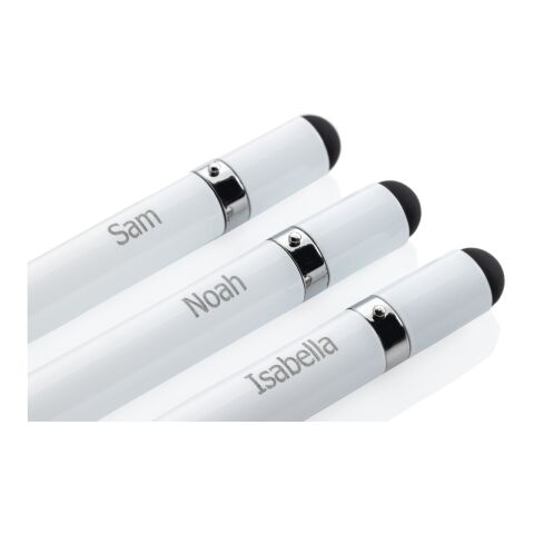 Eleganter Metallstift weiß | ohne Werbeanbringung | Nicht verfügbar | Nicht verfügbar | Nicht verfügbar
