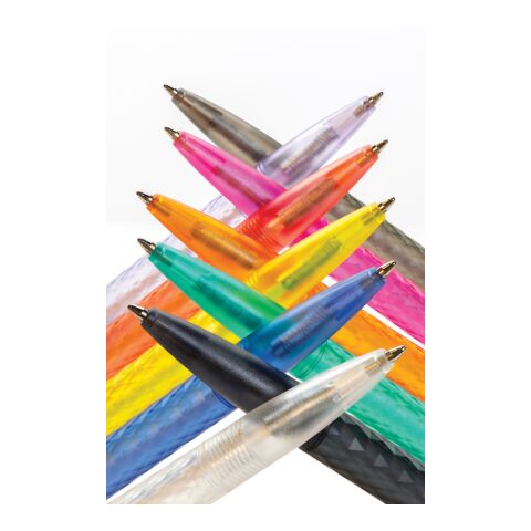 X3 Frosted-Pen aus GRS recyceltem PC schwarz | ohne Werbeanbringung | Nicht verfügbar | Nicht verfügbar