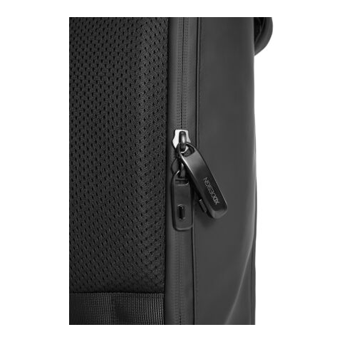 Urban wasserabweisender Flap-Top Rucksack schwarz-grau | ohne Werbeanbringung | Nicht verfügbar | Nicht verfügbar