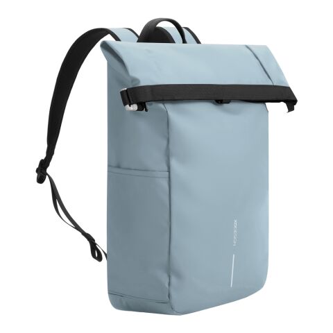 Urban wasserabweisender Anti-Diebstahl Rucksack blau-schwarz