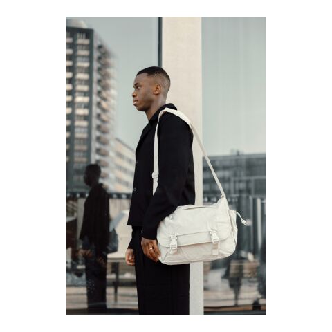 KENTO URBAN 15,6" Messenger aus RCS recyceltem Nylon beige | ohne Werbeanbringung | Nicht verfügbar | Nicht verfügbar | Nicht verfügbar