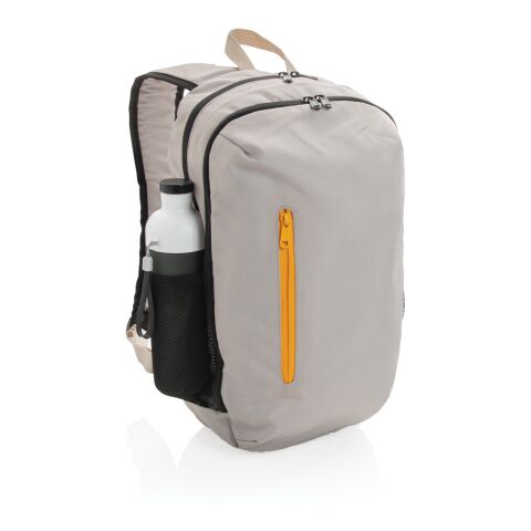 Impact AWARE™ 300D RPET Casual Rucksack braun-orange | ohne Werbeanbringung | Nicht verfügbar | Nicht verfügbar | Nicht verfügbar