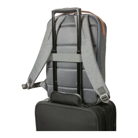 Impact AWARE™ 300D Two-Tone Deluxe 15.6&quot; Laptop-Rucksack grau | ohne Werbeanbringung | Nicht verfügbar | Nicht verfügbar
