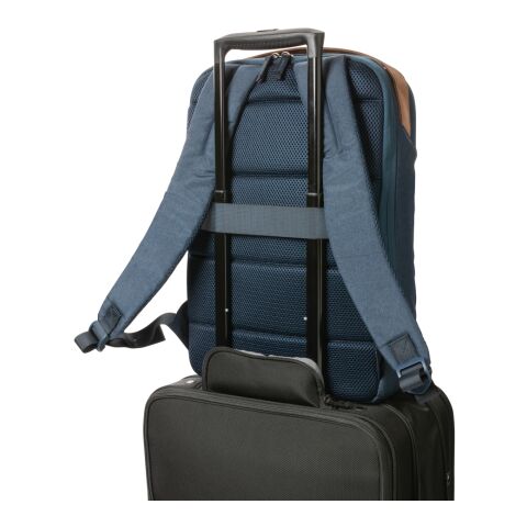 Impact AWARE™ 300D Two-Tone Deluxe 15.6" Laptop-Rucksack marineblau | ohne Werbeanbringung | Nicht verfügbar | Nicht verfügbar