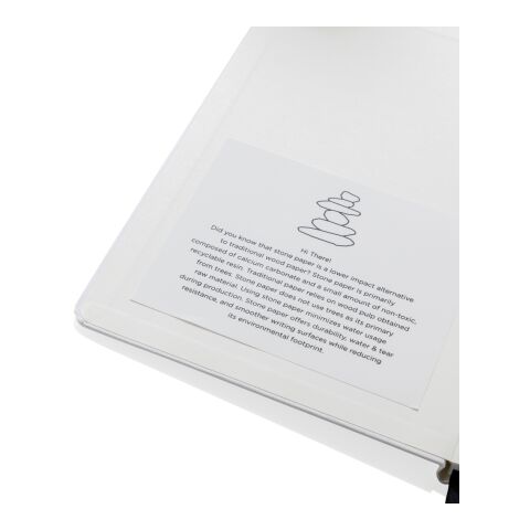 Craftstone A5 Notizbuch aus recycelt. Kraft- und Steinpapier weiß | ohne Werbeanbringung | Nicht verfügbar | Nicht verfügbar