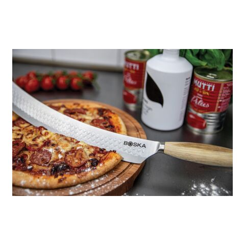 BOSKA Pizza- und Käsemesser Oslo+Nr. 4 Stahl-braun | ohne Werbeanbringung | Nicht verfügbar | Nicht verfügbar
